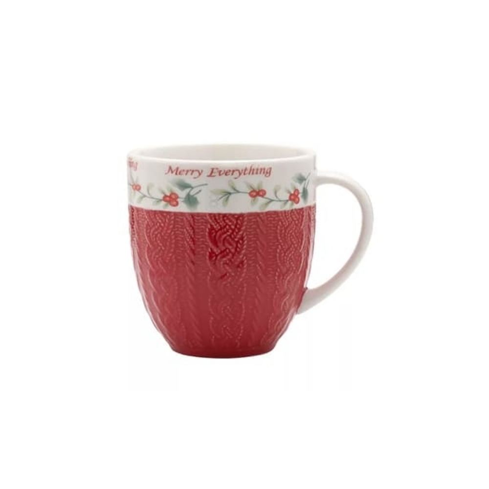 Pfaltzgraff® Winterberry Embossed Sweater Mug